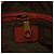 Chloé Borsa a tracolla Marcie in pelle rosso pallido - vista 20