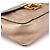 Chloé Borsa a tracolla Elsie in pelle metallizzata bronzo - vista 9