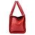 Chloé Bolso Tote de piel de cordero burdeos - vista 2