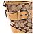 Coach F07077 Borsa Soho 2-Way in tela Signature Beige Tan - vista 13