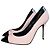 Décolleté Giuseppe Zanotti Lucrezia in pelle rosa e nera