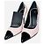 Décolleté Giuseppe Zanotti Lucrezia in pelle rosa e nera - vista 2