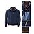 Autre Marque Raschini Giacca Bomber in Nylon Blu Navy