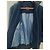 Autre Marque Raschini Giacca Bomber in Nylon Blu Navy - vista 3