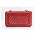 Chanel Leo / Lion Head Flap 25 cm rosso – Pelle di Agnello – Hardware Argento – Serie 14 - vista 4