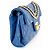 Timeless Borsa a tracolla Chanel Quilted Single Flap Blau – Double Chain – Gold Hardware - vista 4