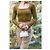 Fendi Peekaboo Micro – Pelle bianca – Hardware argentato – incl. tracolla & Dustbag - vista 2