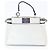 Fendi Peekaboo Micro – Pelle bianca – Hardware argentato – incl. tracolla & Dustbag - vista 5