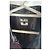 Comme Des Garcons Camicia in poliestere nera con stampa rosa - vista 2