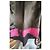 Comme Des Garcons Camicia in poliestere nera con stampa rosa - vista 9