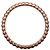 Anello Van Cleef & Arpels Perlee K18 750PG Oro Rosa #50 VCARPJMF50 - vista 3