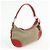 Bolsa de ombro e mala de mão em couro jacquard com logo PRADA Beige Red BR3429 - vista 4