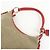 Bolsa de ombro e mala de mão em couro jacquard com logo PRADA Beige Red BR3429 - vista 6
