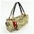 Borsa Boston Louis Vuitton Monogramouflage Lys Denim Leather Green M95771 - vista 4