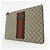 GUCCI Sherry GG Supreme Leather Clutch Bag Flat Pouch Beige 433665 - vista 3