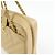 Borsa a tracolla con catena CHANEL Chevron COCO Mark in pelle d'agnello beige - vista 13