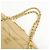 Borsa a tracolla con catena CHANEL Chevron COCO Mark in pelle d'agnello beige - vista 6