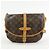Borsa a tracolla Louis Vuitton Monogram Saumur 30 Canvas Brown M42256 - vista 2