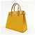 BURBERRY Mini borsa a mano in pelle Tote Bag Yellow - vista 3