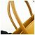 BURBERRY Mini borsa a mano in pelle Tote Bag Yellow - vista 8