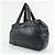 CHANEL COCO COCOON COCO Mark Nylon Leather Boston Bag Black A47092 - vista 3