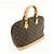 Louis Vuitton Monogram Alma PM Canvas Leather Hand Bag Brown M51130 - Ansicht 4