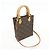 Louis Vuitton Monogram Petit Sac Plat Borsa 2Way Borsa a Mano e a Spalla M69442 - vista 4