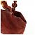 Borsa a mano e tote CHANEL COCO Mark in pelle scamosciata Bordeaux - vista 15