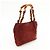Borsa a mano e tote CHANEL COCO Mark in pelle scamosciata Bordeaux - vista 4