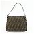 FENDI Zucca Mamma Baguette Borsa a tracolla in tela e pelle Marrone 26325 - vista 2