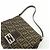 FENDI Zucca Mamma Baguette Borsa a tracolla in tela e pelle Marrone 26325 - vista 6