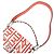 FENDIxMarc Jacobs Mamma Baguette Borsa a tracolla in pelle Rosso Bianco 8BR600 - vista 4