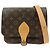 Borsa a tracolla Louis Vuitton Monogram Cartouchiere MM Marrone M51253