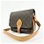 Borsa a tracolla Louis Vuitton Monogram Cartouchiere MM Marrone M51253 - vista 3