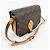 Borsa a tracolla Louis Vuitton Monogram Cartouchiere MM Marrone M51253 - vista 4
