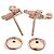 Orecchini Louis Vuitton Puces Idylle Blossom LV Diamond K18 750PG Q96549 - vista 4