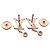Orecchini Louis Vuitton Puces Idylle Blossom LV Diamond K18 750PG Q96549 - vista 5