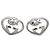 GUCCI Orecchini Interlocking G Heart Shape SV925 Silver
