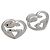 GUCCI Orecchini Interlocking G Heart Shape SV925 Silver - vista 3
