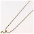 Collana Christian Dior Logo CD Metallo Dorato - vista 10