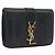 Autre Marque SAINT LAURENT Cartera Cuero Negro Oro Auth bs33776 - Jerrillo