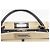 Fendi Peekaboo 34 cm – Pythonleder – Creme/Schwarz – Silberfarbene Hardware – inkl. Schultergurt - Ansicht 15