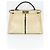 Fendi Peekaboo 34 cm – Pythonleder – Creme/Schwarz – Silberfarbene Hardware – inkl. Schultergurt - Ansicht 5