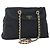 PRADA Bolsa de Ombro com Corrente Nylon Navy Gold Auth sw1307 - Jerrillo