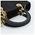 Christian Dior Lady Dior Canage Hand Bag Canvas Black Gold Auth ep14710 - Jerrillo - vista 7