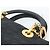 Christian Dior Lady Dior Canage Hand Bag Canvas Black Gold Auth ep14710 - Jerrillo - vista 8