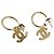 CHANEL Pierce Metall Gold Tone CC Auth 180938 - Jerrillo
