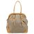 Sac à main PRADA Canvas Beige Silver Auth 206536 - Jerrillo - vue 3