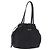 Bolso Tote PRADA Nylon Negro Oro Auth 206537 - Jerrillo