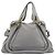 Chloé Chloe Paraty Hand Bag Leather 2way Gray Gold Auth 207091V - Jerrillo - vista 2